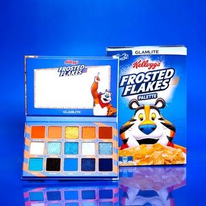 The Glamlite x Kellogg's Frosted Flakes Eyeshadow Palette